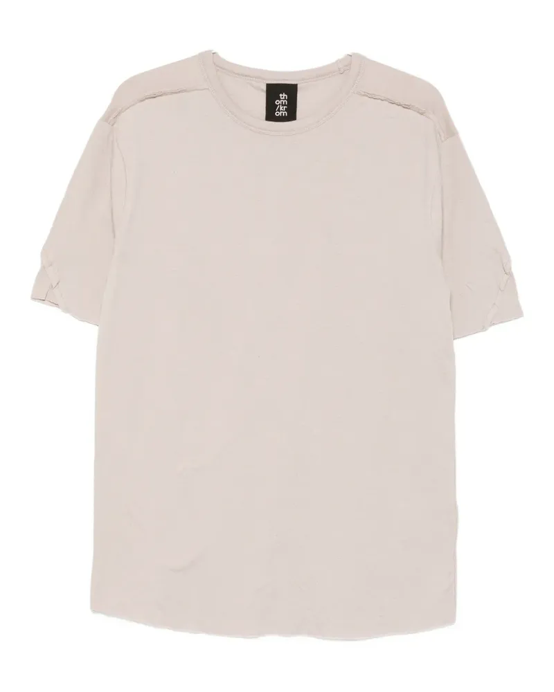 THOM KROM raw-cut T-shirt - Nude Nude