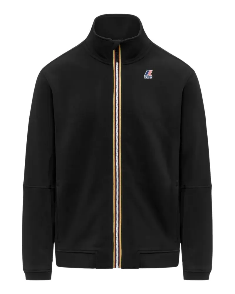 K-Way Pullover mit Stehkragen - Schwarz Schwarz