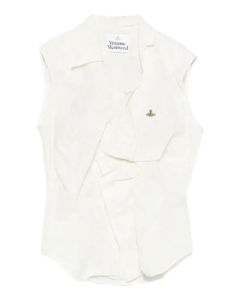 Vivienne Westwood signature Orb logo shirt - Nude Nude