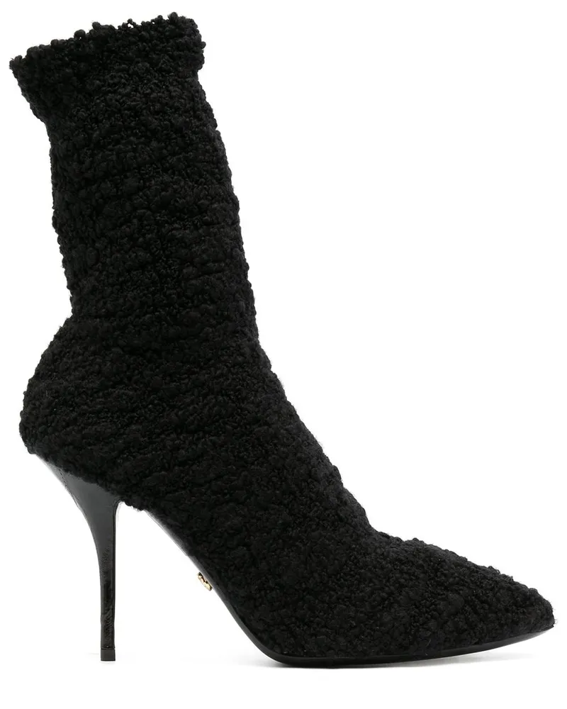 Dolce & Gabbana Stiefel mit Stiletto-Absatz - Schwarz Schwarz