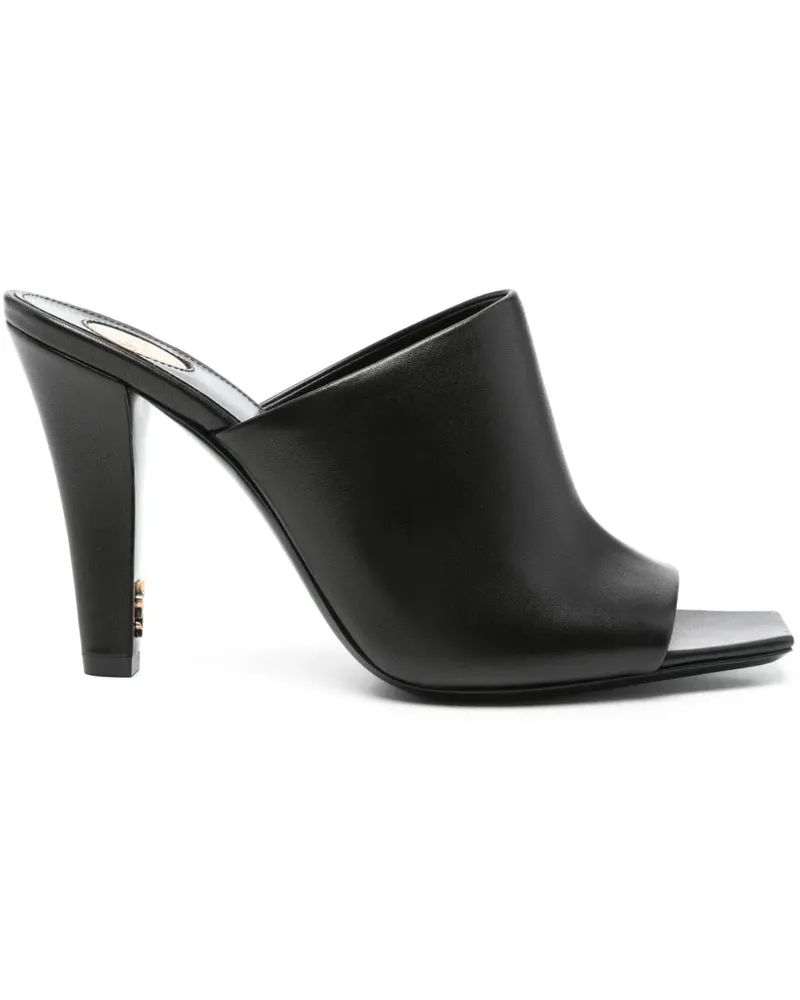 Saint Laurent 95 Jill Mules - Schwarz Schwarz