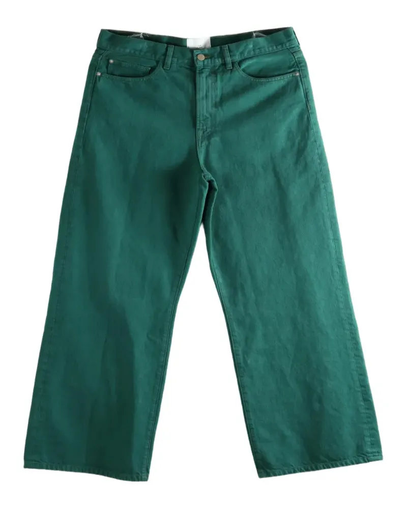 The Elder Statesman Hunter wide-leg jeans - Grün Grün