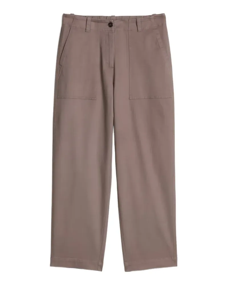 Marc O'Polo Klassische Twill-Hose - Braun Braun