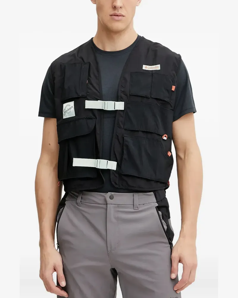 Columbia Sportswear Company Cove Beach Weste mit mehreren Taschen - Schwarz Schwarz