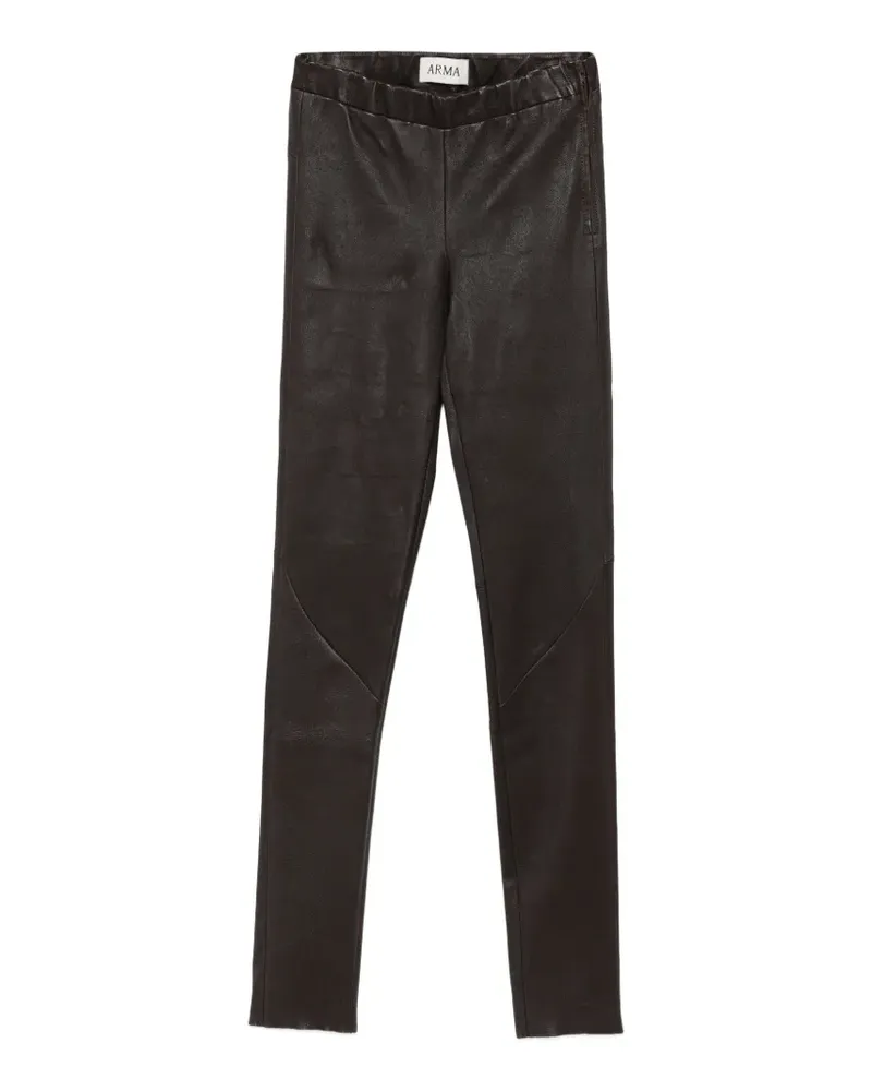 Arma Hose aus Leder - Braun Braun