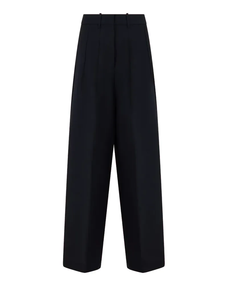 nine:inthe:morning pleated trousers - Blau Blau