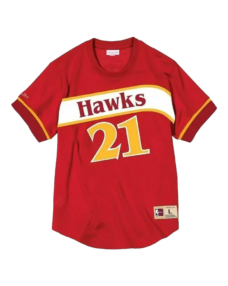 Mitchell & Ness Atlanta Hawks Dominique Wilkins T-Shirt - Rot Rot