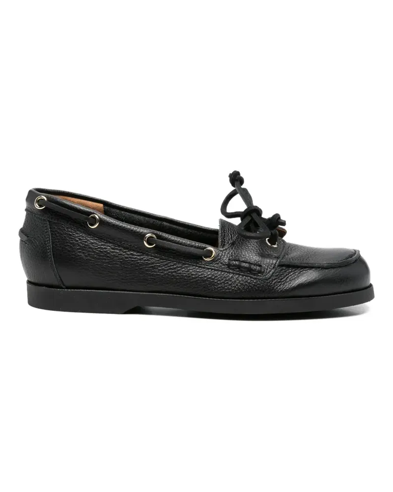ATP Atelier Nesso lace-up boat shoes - Schwarz Schwarz