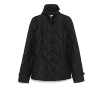 Gesteppte Jacke - Schwarz