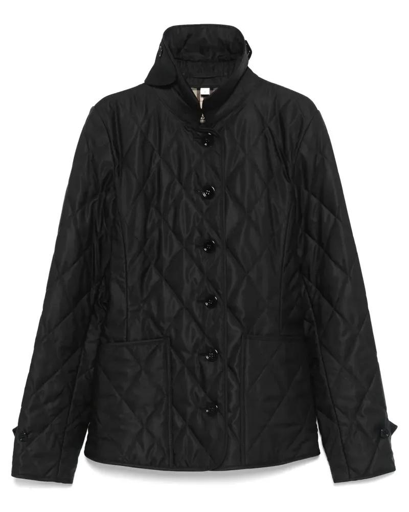 Burberry Gesteppte Jacke - Schwarz Schwarz