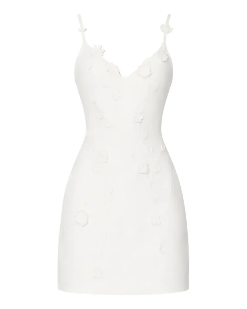 Cult Gaia floral-appliqué mini dress - Weiß Weiß