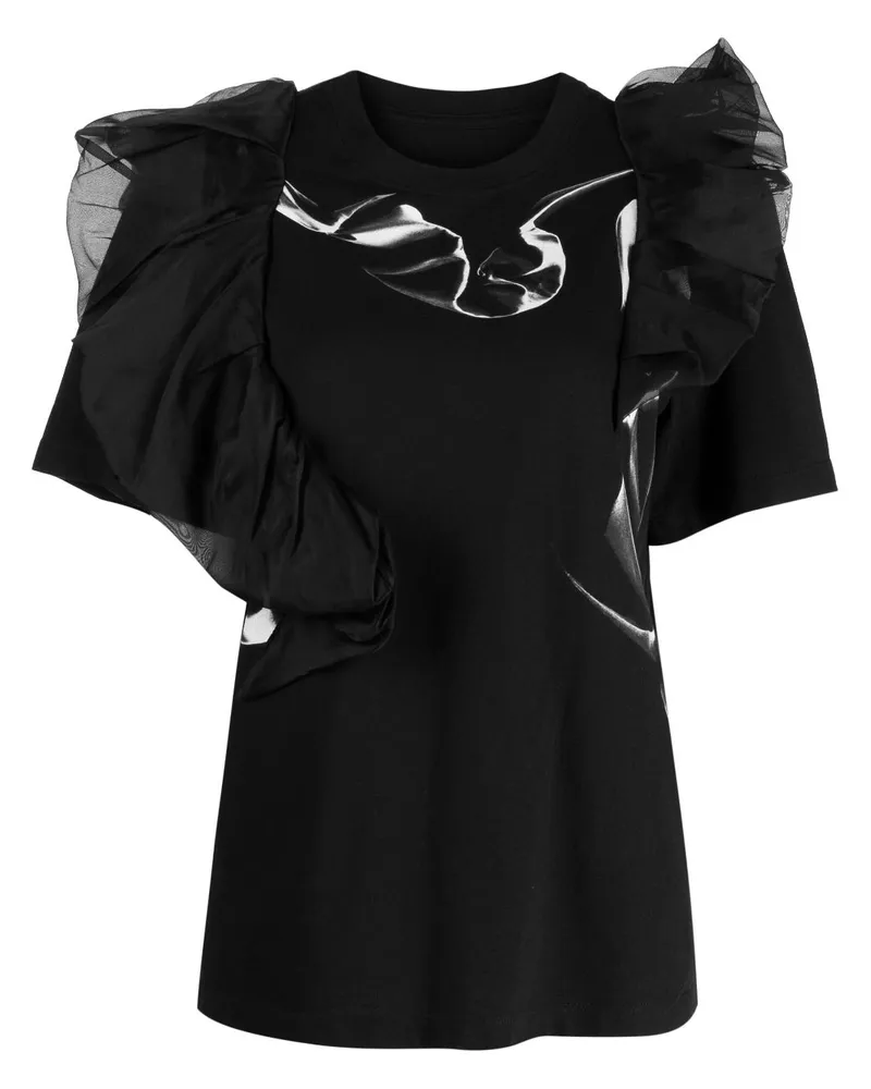 JNBY T-Shirt mit Stehkragen - Schwarz Schwarz