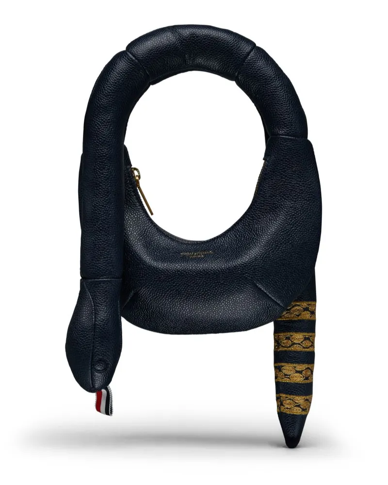 Thom Browne Mini Snake Schultertasche - Blau Blau