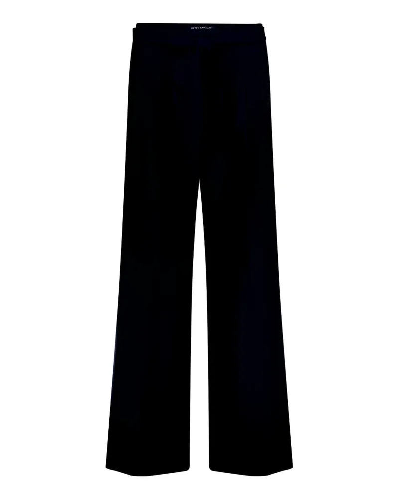 Betty Barclay tie-fastening wide-leg trousers - Blau Blau
