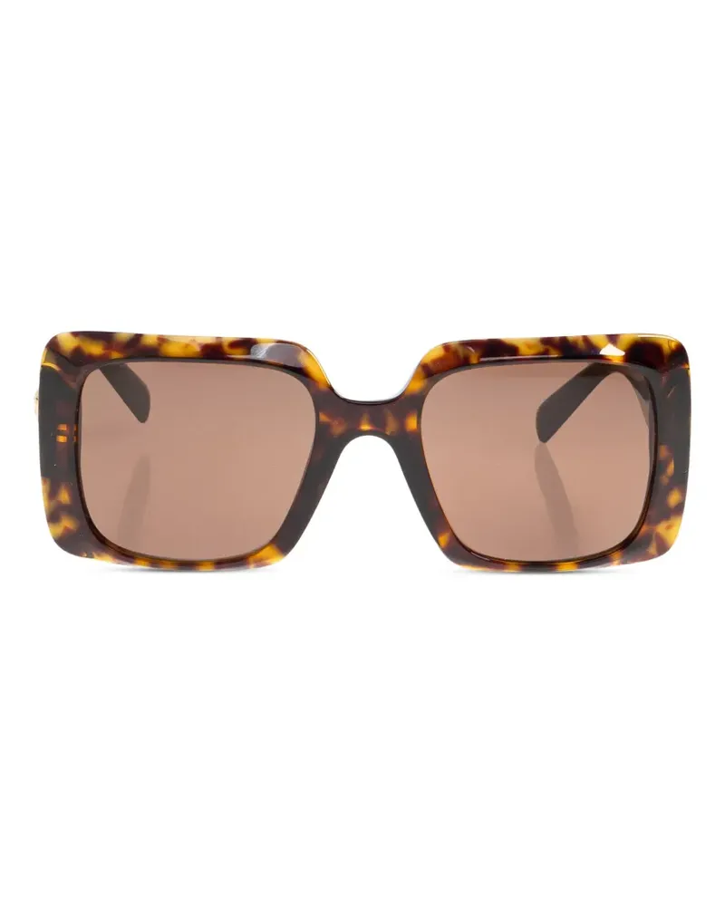 Versace Medusa Head-plaque sunglasses - Braun Braun