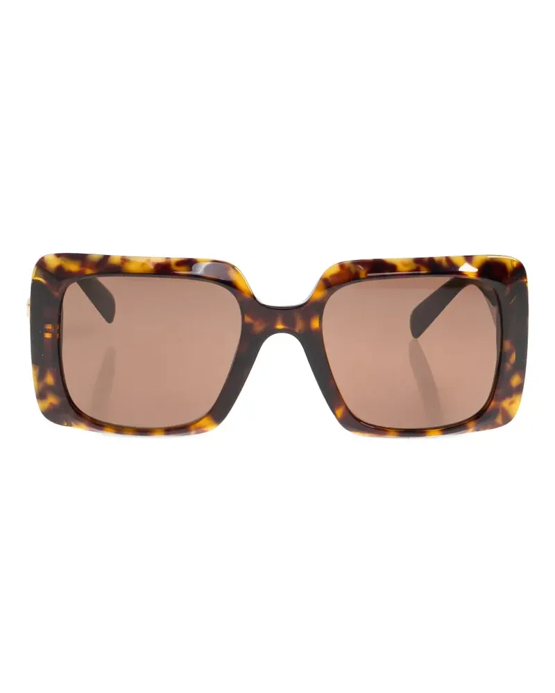 Versace Medusa Head-plaque sunglasses - Braun Braun
