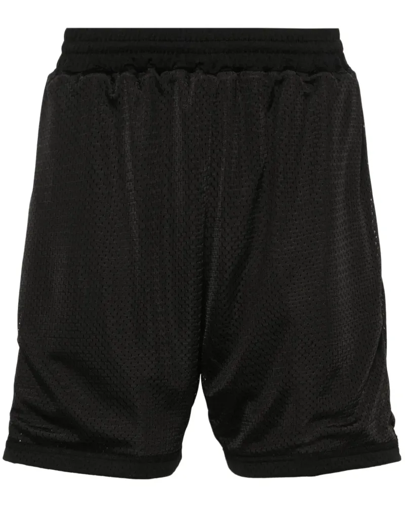 REPRESENT Shorts mit Lochmuster - Schwarz Schwarz