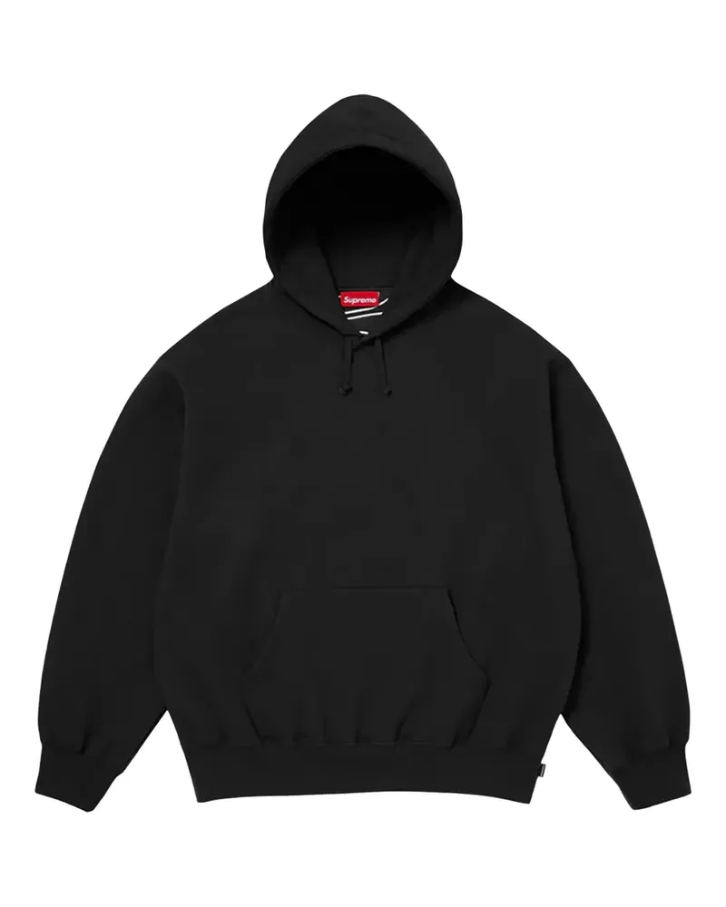 Supreme Being Hoodie mit Logo-Applikation - Schwarz Schwarz