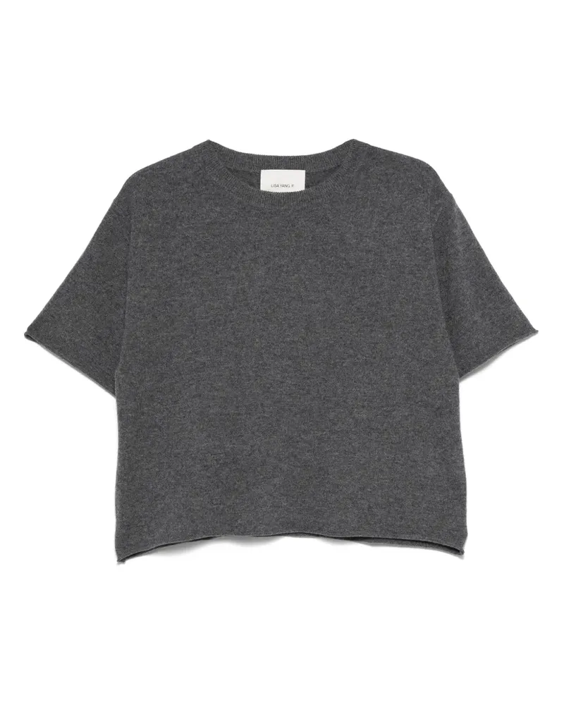 Lisa Yang T-Shirt aus Kaschmir - Grau Grau