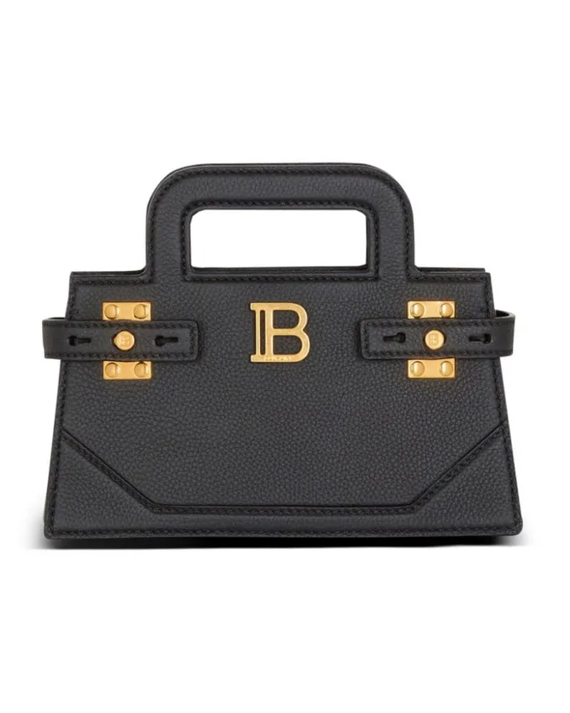 Balmain Kleine B-Buzz Tote Bag - Schwarz Schwarz