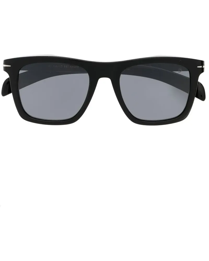 EYEWEAR by DAVID BECKHAM Sonnenbrille mit eckigem Gestell - Schwarz Schwarz