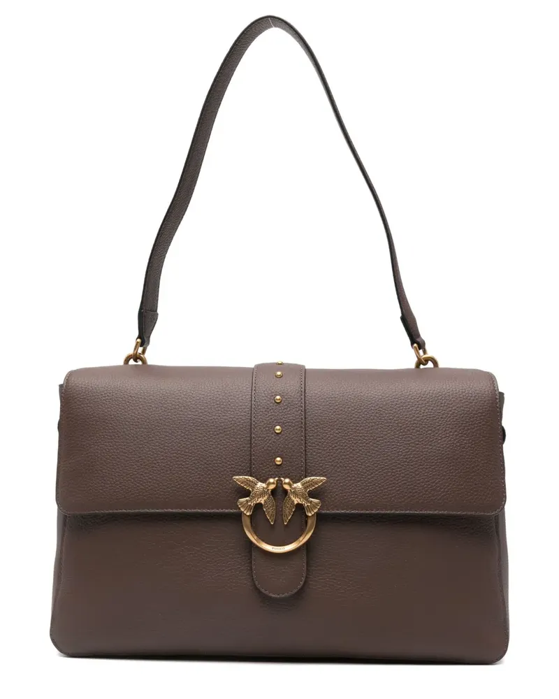 Pinko Love Schultertasche - Braun Braun