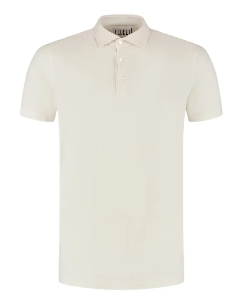 Fedeli Poloshirt mit Knopfleiste - Nude Nude