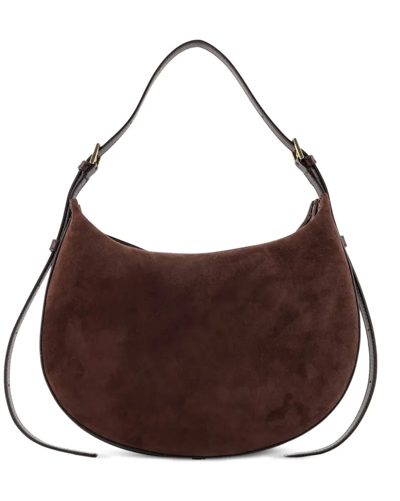 ATP Atelier Abgerundete Schultertasche - Braun Braun