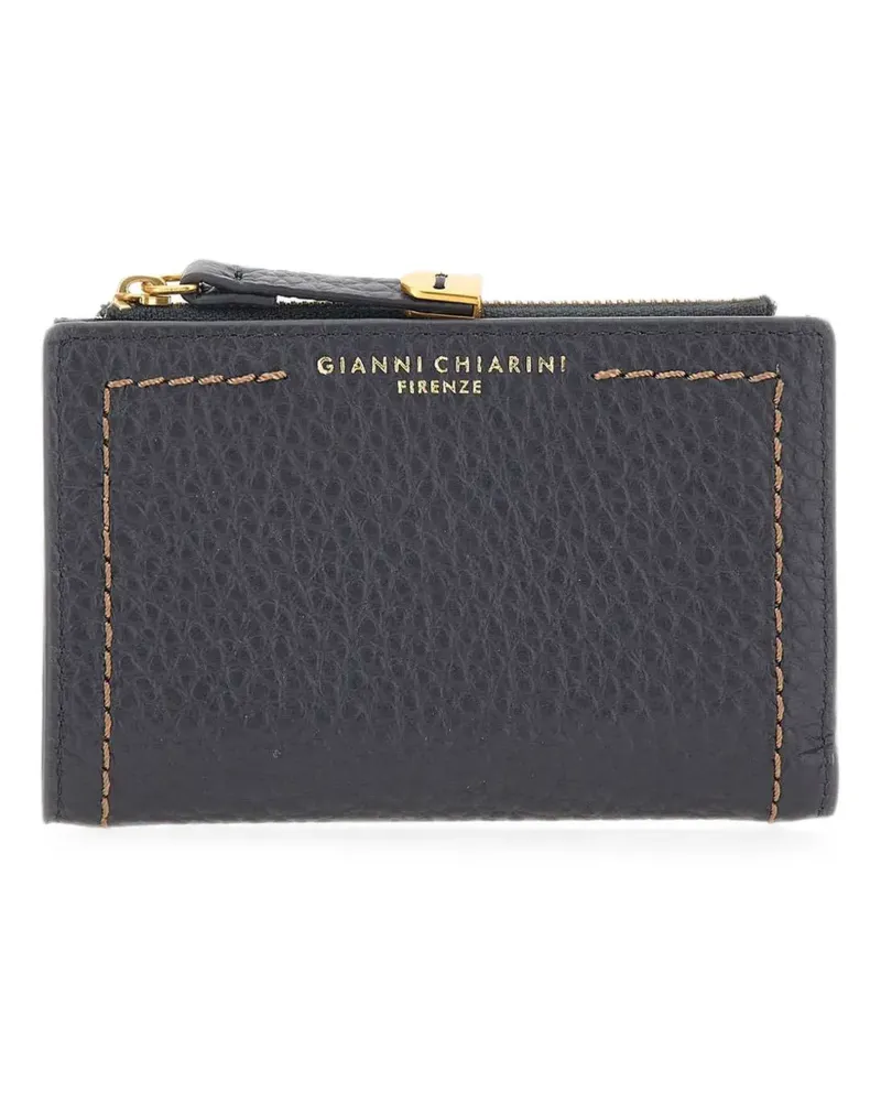 Gianni Chiarini Bubble leather bi-fold wallet - Grau Grau