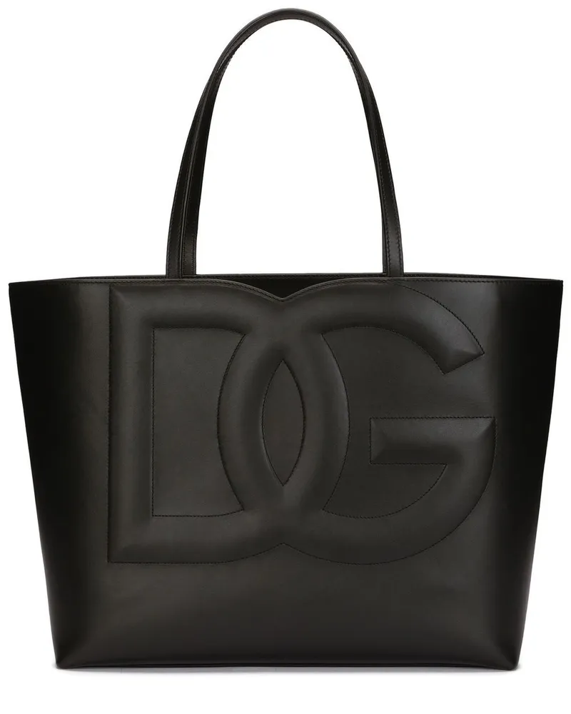 Dolce & Gabbana DG Logo Shopper - Schwarz Schwarz