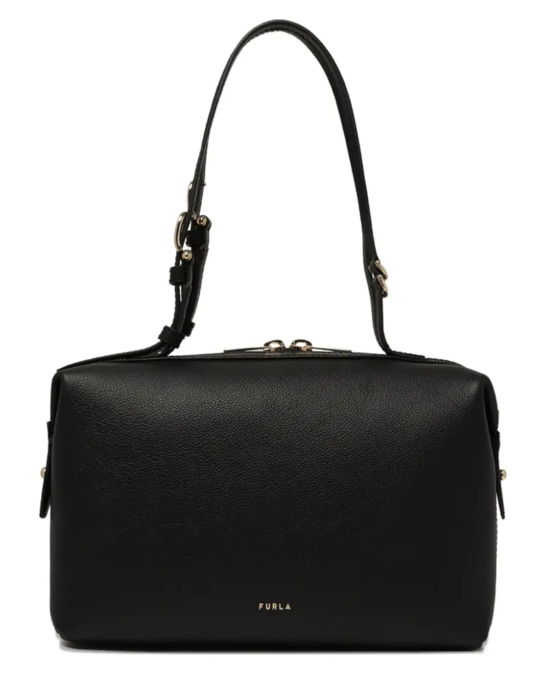 Furla leather tote bag - Schwarz Schwarz