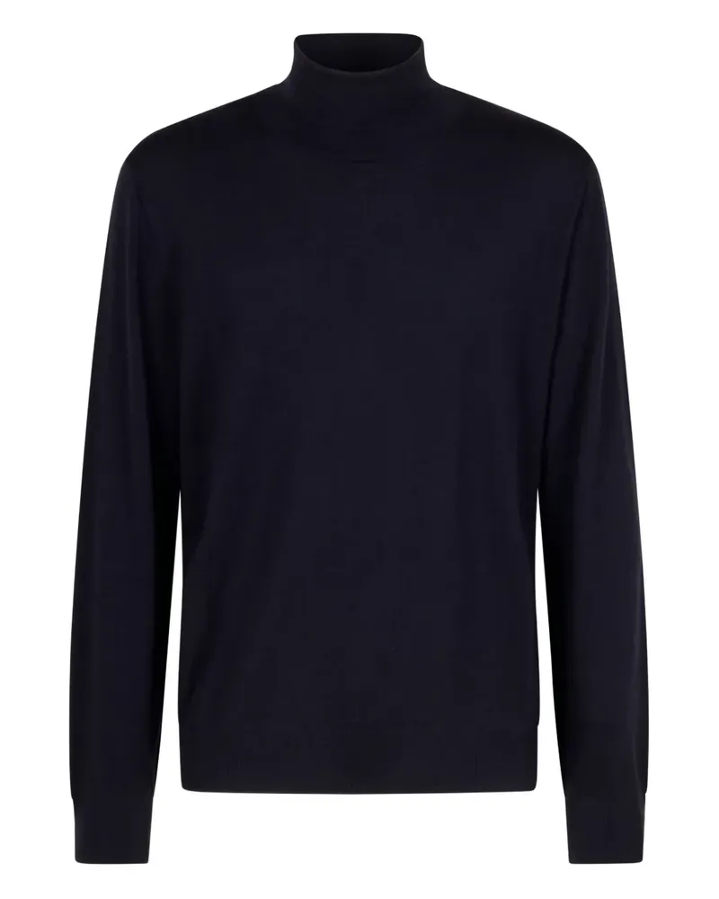Canali Pullover mit Rollkragen - Blau Blau