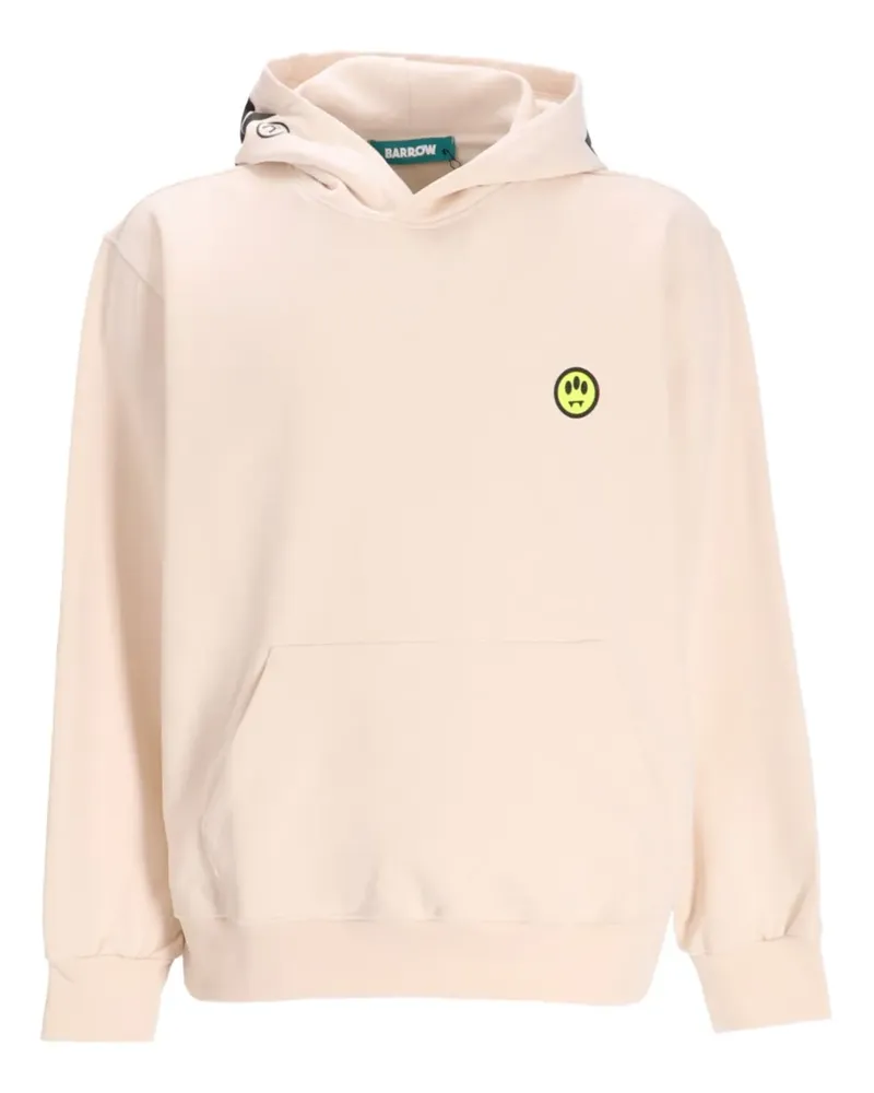 BARROW Hoodie mit Smiley-Print - Nude Nude