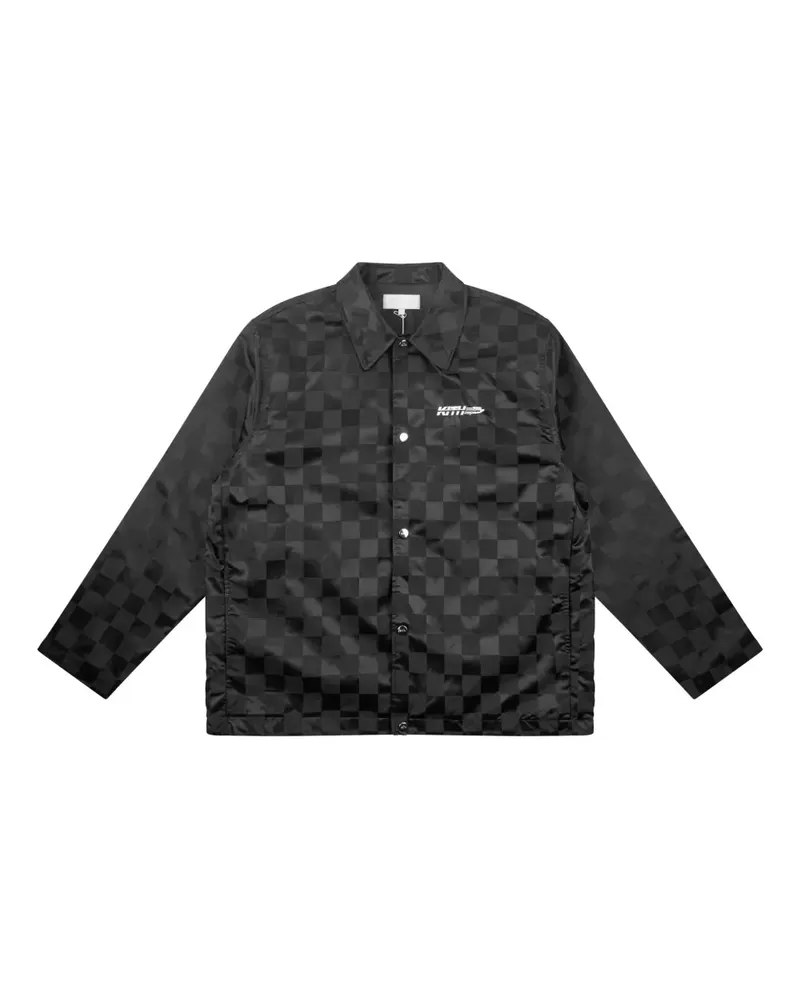 KITH checkered shirt jacket - Schwarz Schwarz