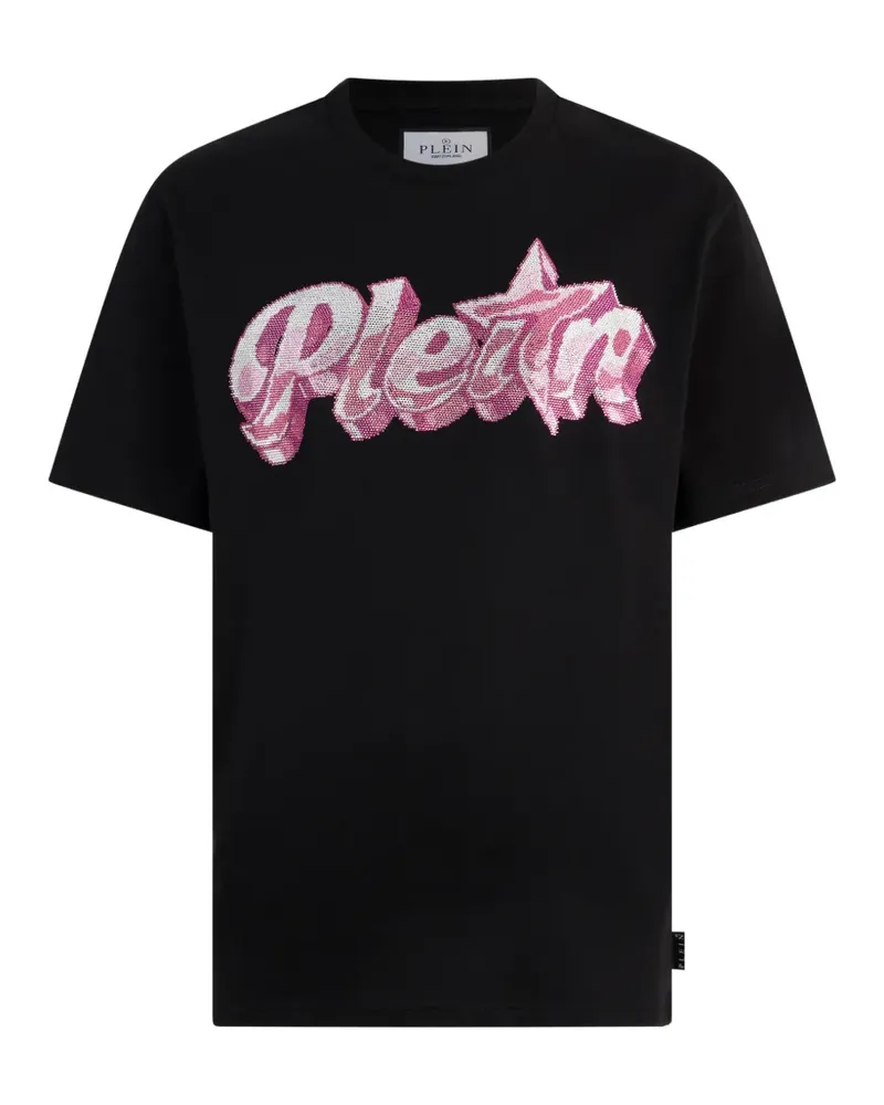 Philipp Plein T-Shirt mit rundem Ausschnitt - Schwarz Schwarz