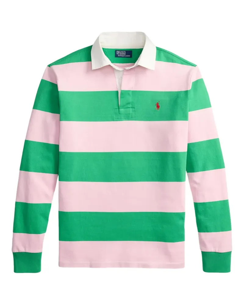 Ralph Lauren Gestreiftes Poloshirt - Rosa Rosa