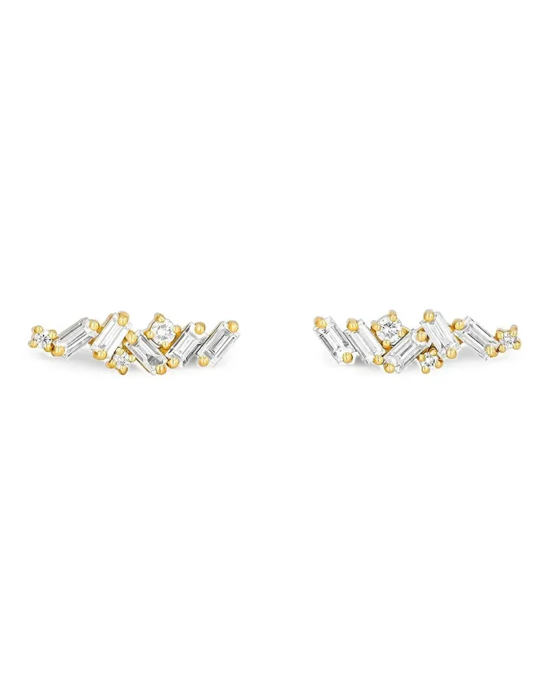 Suzanne Kalan 18kt Frenzy Gelbgoldohrstecker mit Diamant Gold
