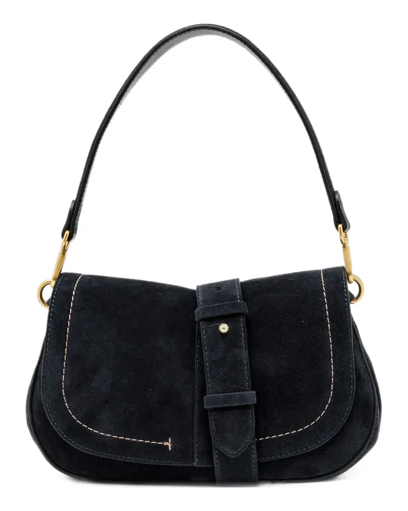 Gianni Chiarini Große Helena Tote Bag aus Wildleder - Blau Blau