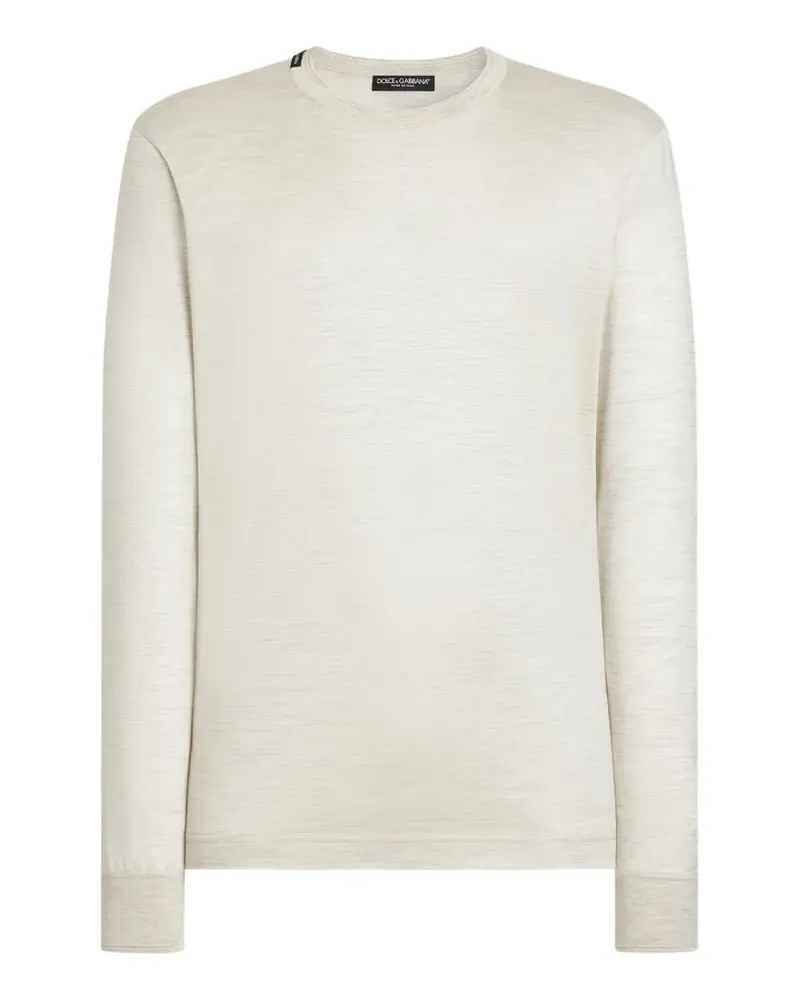 Dolce & Gabbana T-Shirt aus Seide - Nude Nude