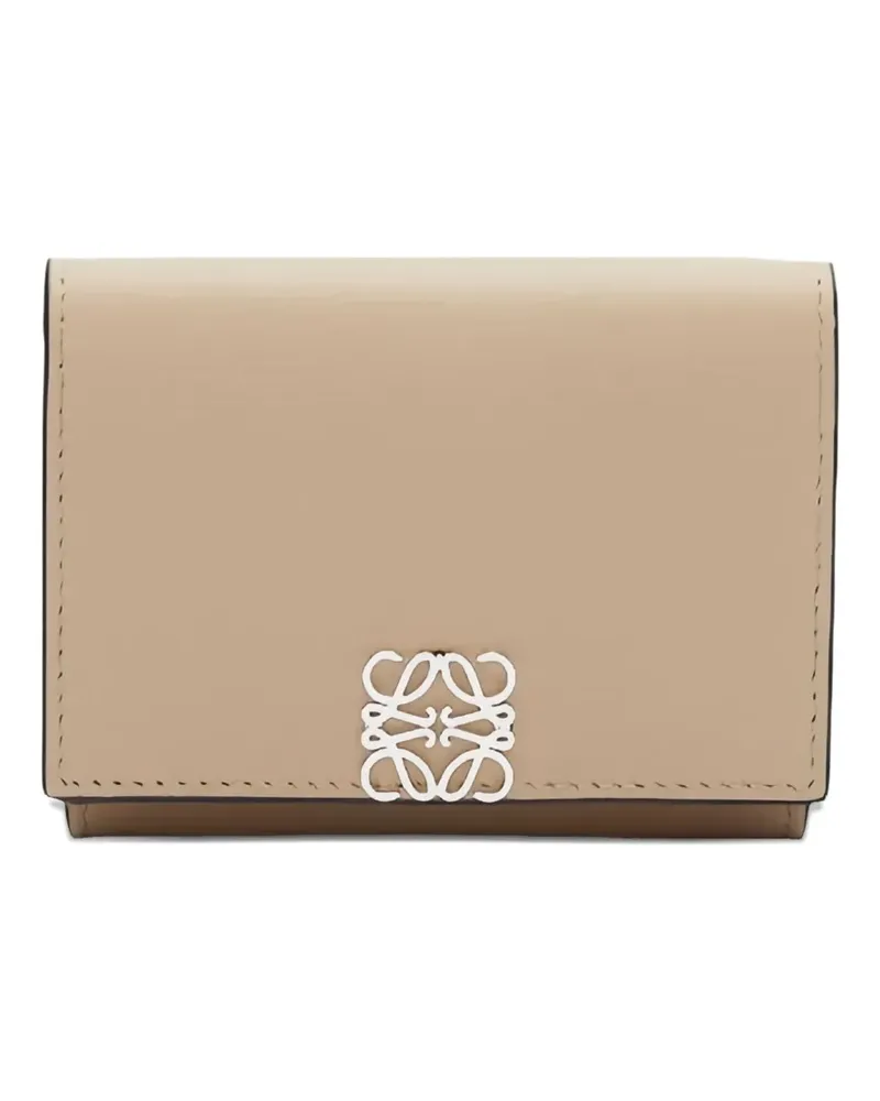 Loewe Portemonnaie mit Anagramm - Nude Nude
