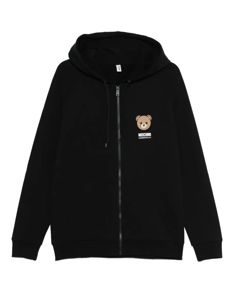 Moschino Loungewear mit Teddy-Print - Schwarz Schwarz