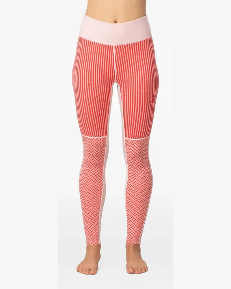 Kari Traa Smekker geometric-pattern leggings - Rosa Rosa