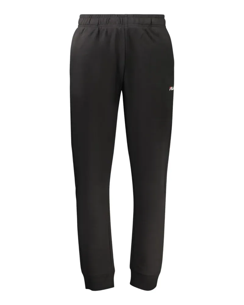Fila logo-patch track pants - Schwarz Schwarz