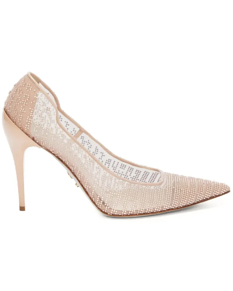 Genny Pumps mit Kristallen - Rosa Rosa