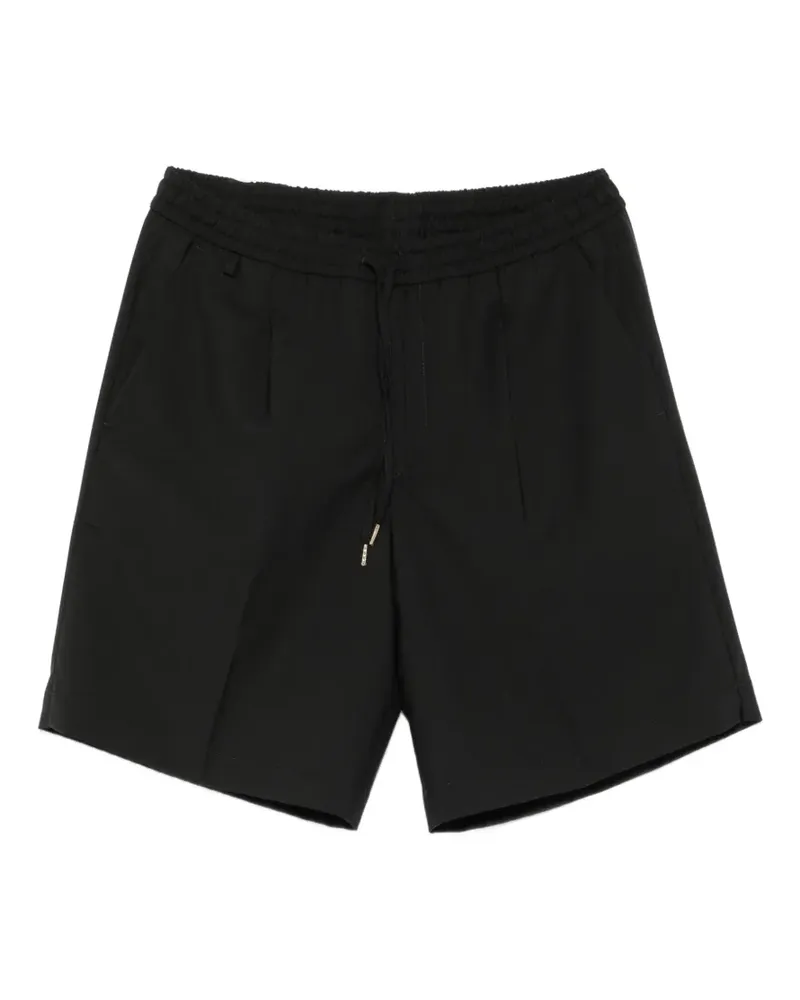 Briglia 1949 pleated drawstring shorts - Schwarz Schwarz