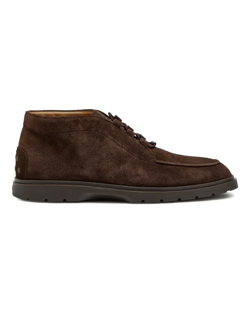 TOD'S suede desert boots - Braun Braun