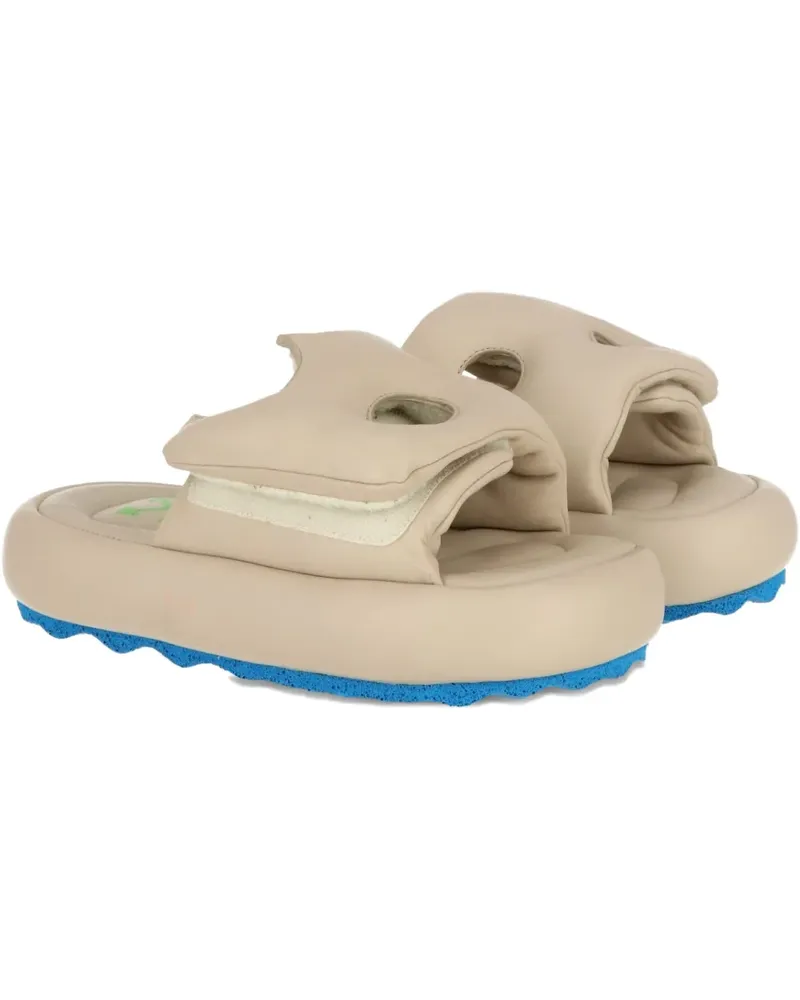 OFF-WHITE Wattierte Meteor Sandalen - Nude Nude