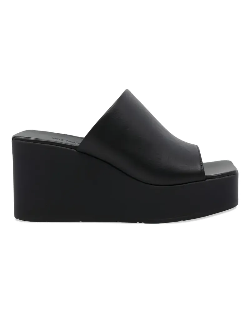 Vic Matié K10_Block platform wedge sandals - Schwarz Schwarz