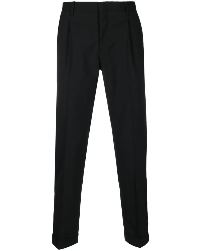 Briglia 1949 Klassische Hose mit Umschlag - Schwarz Schwarz