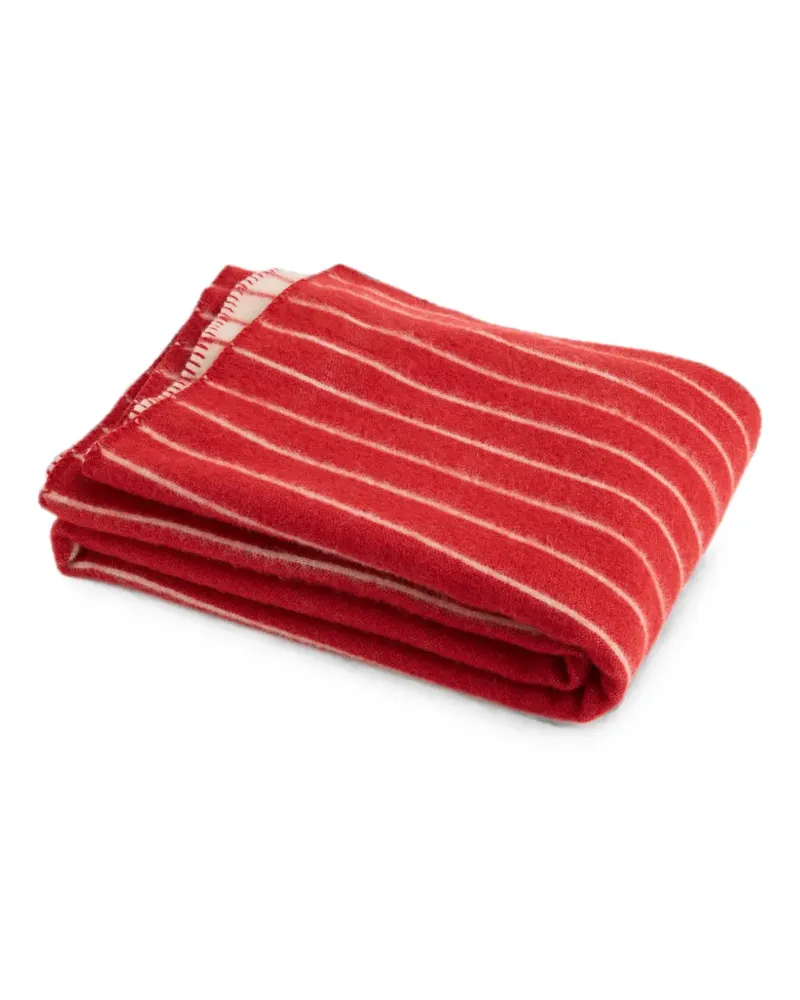 Hay striped-pattern blanket - Rot Rot